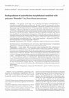 Research paper thumbnail of Biodegradation of poly(ethylene terephthalate)modified with polyester "Bionolle” by Penicillium funiculosum