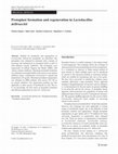 Research paper thumbnail of Protoplast formation and regeneration in Lactobacillus delbrueckii