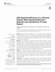 Research paper thumbnail of A20 Haploinsufficiency in a Chinese Patient With Intestinal Behcet's Disease-Like Symptoms: A Case Report