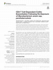 Research paper thumbnail of CD4 T Cell Dependent Colitis Exacerbation Following Re-Exposure of Mycobacterium avium ssp. paratuberculosis