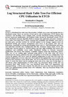 Research paper thumbnail of Log Structured Hash Table Tree For Efficient CPU Utilization In ETCD