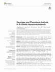 Research paper thumbnail of Genotype and Phenotype Analysis in X-Linked Hypophosphatemia