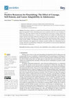 Research paper thumbnail of Positive Resources for Flourishing: The Effect of Courage, Self-Esteem, and Career Adaptability in Adolescence