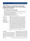 Research paper thumbnail of Study of Energy Types: Fossil, Nuclear and Renewable Energies and their Evaluation in Terms of Environmental Pollution and Economically