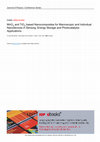 Research paper thumbnail of MnO2 and TiO2 based Nanocomposites for Macroscopic and Individual Nanodevices in Sensing, Energy Storage and Photocatalysis Applications