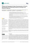 Research paper thumbnail of Varietal and Geographical Origin Characterization of Peaches and Nectarines by Combining Analytical Techniques and Statistical Approach