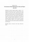 Research paper thumbnail of Africanization in British Multinationals in Ghana and Nigeria, 1945–1970