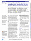 Research paper thumbnail of Cohort profile of PLUTO: a perioperative biobank focusing on prediction and early diagnosis of postoperative complications