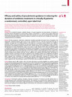 Research paper thumbnail of Efficacy and safety of procalcitonin guidance in reducing the duration of antibiotic treatment in critically ill patients: a randomised, controlled, open-label trial