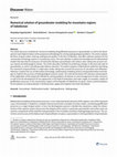 Research paper thumbnail of Numerical solution of groundwater modeling for mountains regions of Uzbekistan