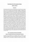 Research paper thumbnail of The Problem of Evil: The Exemplarist Theodicy - Chapter Abstracts