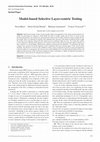 Research paper thumbnail of Model-based Selective Layer-centric Testing