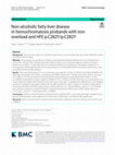 Research paper thumbnail of Non-alcoholic fatty liver disease in hemochromatosis probands with iron overload and HFE p.C282Y/p.C282Y