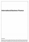 Research paper thumbnail of International Finance