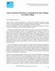 Research paper thumbnail of Entre la potencia del demos y la división de la stásis: diálogo con Julián Gallego