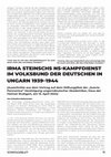 Research paper thumbnail of Irma Steinschs NS-Kampfdienst im Volksbund der Deutschen in Ungarn 1939–1944