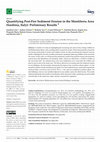 Research paper thumbnail of Quantifying Post-Fire Sediment Erosion in the Montiferru Area (Sardinia, Italy): Preliminary Results