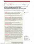 Research paper thumbnail of Association of Statewide Implementation of the Prehospital Traumatic Brain Injury Treatment Guidelines With Patient Survival Following Traumatic Brain Injury