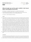 Research paper thumbnail of Different drought types and the spatial variability in their hazard, impact, and propagation characteristics