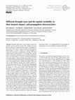 Research paper thumbnail of Different drought types and the spatial variability in their hazard, impact, and propagation characteristics