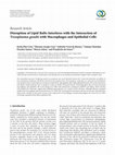 Research paper thumbnail of Disruption of Lipid Rafts Interferes with the Interaction of Toxoplasma gondii with Macrophages and Epithelial Cells