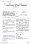 Research paper thumbnail of The Weibull-Inverted Exponential Distribution:A Generalization of the Inverse ExponentialDistribution