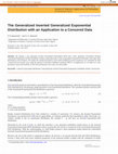 Research paper thumbnail of The Generalized Inverted Generalized Exponential Distribution with an Application to a Censored Data