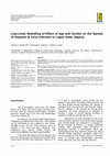 Research paper thumbnail of Log-Linear Modelling of Effect of Age and Gender on the Spread of Hepatitis B Virus Infection in Lagos State, Nigeria