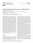 Research paper thumbnail of Inducing the attachment of cable bacteria on oxidizing electrodes