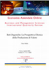 Research paper thumbnail of Reti Orgoniche. La Prospettiva Olonica della Produzione di Valore