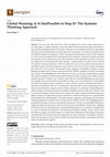 Research paper thumbnail of Global Warming: Is It (Im)Possible to Stop It? The Systems Thinking Approach