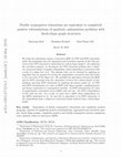 Research paper thumbnail of Doubly nonnegative relaxations are equivalent to completely positive reformulations of quadratic optimization problems with block-clique graph structures