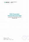 Research paper thumbnail of EOSC Preservation: Overview Discussion Paper