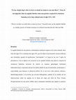 Research paper thumbnail of “No hay ningún lugar sobre la tierra en donde las mujeres sean más libres”. Notas de  investigación sobre las tapadas limeñas como una práctica corporal de resistencia  femenina en la Lima colonial entre el siglo XVI y XIX