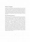 Research paper thumbnail of Theory of Liquids