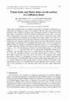 Research paper thumbnail of Flame holes and flame disks on the surface of a diffusion flame