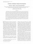 Research paper thumbnail of Evolution of Resistance During Clonal Expansion