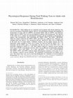 Research paper thumbnail of Physiological Responses During Field Walking Tests in Adults with Bronchiectasis