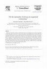 Research paper thumbnail of On the optimality of privacy in sequential contracting