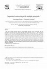 Research paper thumbnail of Sequential contracting with multiple principals