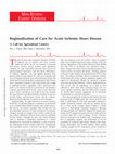 Research paper thumbnail of Regionalization of Care for Acute Ischemic Heart Disease