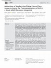 Research paper thumbnail of Application of Auxiliary VerifyNow Point-of-Care Assays to Assess the Pharmacodynamics of RUC-4, a Novel αIIbβ3 Receptor Antagonist