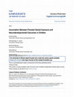 Research paper thumbnail of Association Between Prenatal Opioid Exposure and Neurodevelopmental Outcomes in Early Childhood: A Retrospective Cohort Study