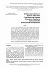 Research paper thumbnail of Collaboration between Special Education Teachers and Regular Education Teachers: Implications for Professional Development