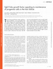 Research paper thumbnail of Sgk3 links growth factor signaling to maintenance of progenitor cells in the hair follicle