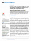 Research paper thumbnail of Mathematical modeling of multiple pathways in colorectal carcinogenesis using dynamical systems with Kronecker structure