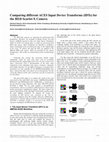 Research paper thumbnail of Comparing different ACES Input Device Transforms (IDTs) for the RED Scarlet-X Camera