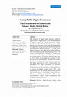 Research paper thumbnail of Seizing Public Digital Dominance (The Phenomenon of Mainstream Islamic Media Digital Battle)