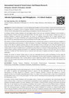 Research paper thumbnail of Advaita Epistemology and Metaphysics - A Critical Analysis