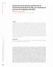 Research paper thumbnail of Il piano di conservazione e gestione per le Scuole Nazionali d’Arte di Cuba. Un contributo al percorso di candidatura alla WHL